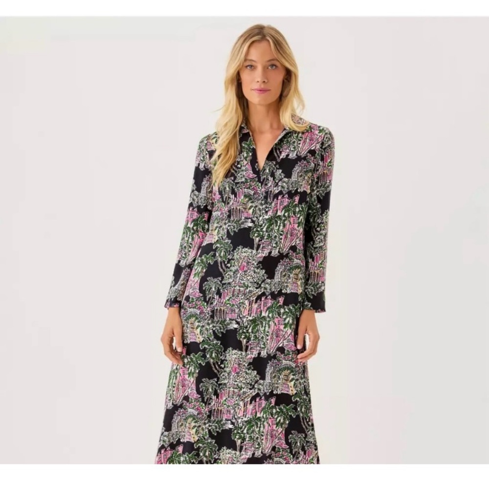 Lilly Pulitzer Simona Dress in PB Anniversary Toile